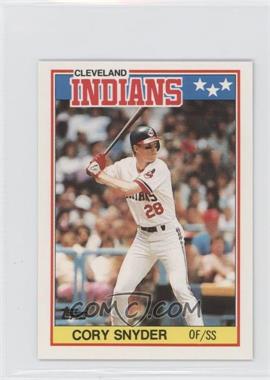 1988 Topps United Kingdom Minis - [Base] #74 - Cory Snyder