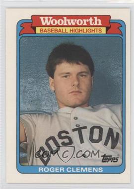 1988 Topps Woolworth Baseball Highlights - Woolworth (Box Set) [Base] #11 - Roger Clemens