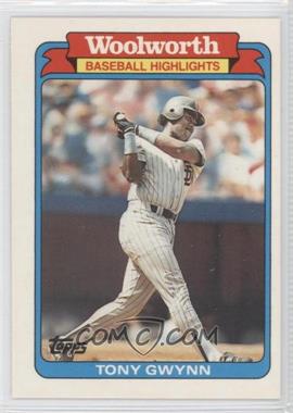 1988 Topps Woolworth Baseball Highlights - Woolworth (Box Set) [Base] #12 - Tony Gwynn