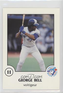 1988 Toronto Blue Jays Fire Safety - [Base] - French #_GEBE - George Bell