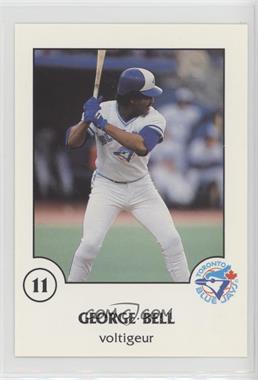 1988 Toronto Blue Jays Fire Safety - [Base] - French #_GEBE - George Bell