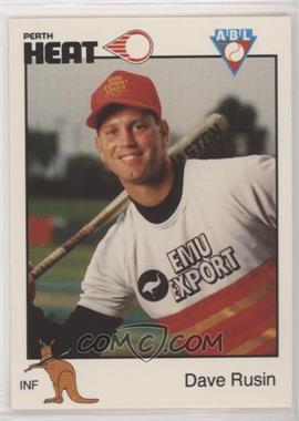 1989-90 Futera Perth Heat - [Base] #_DARU - Dave Rusin