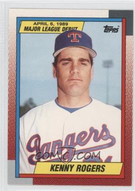 1989-90 Topps Major League Debut 1989 - Box Set [Base] #105 - Kenny Rogers