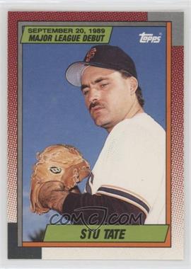 1989-90 Topps Major League Debut 1989 - Box Set [Base] #127 - Stu Tate