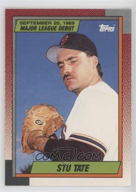 1989-90 Topps Major League Debut 1989 - Box Set [Base] #127 - Stu Tate