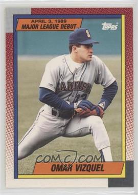 1989-90 Topps Major League Debut 1989 - Box Set [Base] #132 - Omar Vizquel