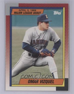 1989-90 Topps Major League Debut 1989 - Box Set [Base] #132 - Omar Vizquel [COMC RCR Near Mint]