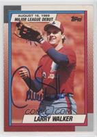 Larry Walker [TRISTAR Authentic COA Sticker]