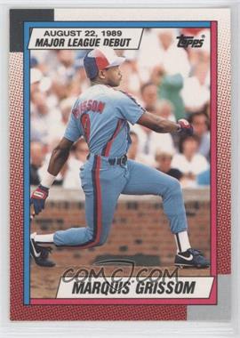 1989-90 Topps Major League Debut 1989 - Box Set [Base] #48 - Marquis Grissom