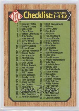1989-90 Topps Senior Professional Baseball Association - Box Set [Base] #132 - Checklist