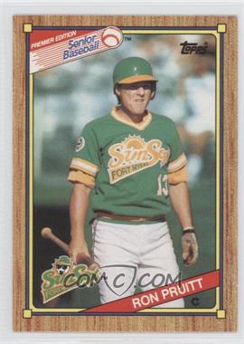1989-90 Topps Senior Professional Baseball Association - Box Set [Base] #74 - Ron Pruitt