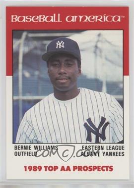 1989 Baseball America Top AA Prospects - [Base] #AA-5 - Bernie Williams