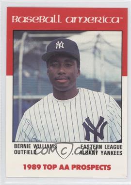 1989 Baseball America Top AA Prospects - [Base] #AA-5 - Bernie Williams