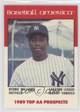 1989 Baseball America Top AA Prospects - [Base] #AA-5 - Bernie Williams