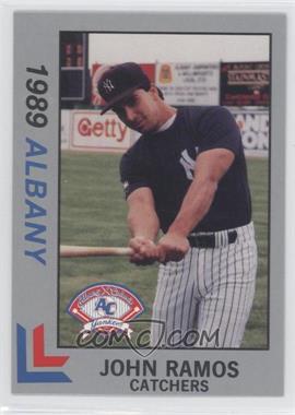 1989 Best Albany-Colonie Yankees - [Base] - Platinum #13 - John Ramos