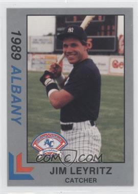 1989 Best Albany-Colonie Yankees - [Base] - Platinum #2 - Jim Leyritz