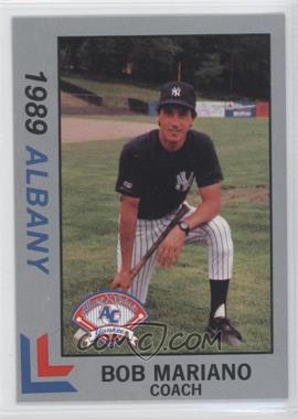 1989 Best Albany-Colonie Yankees - [Base] - Platinum #28 - Bob Mariano
