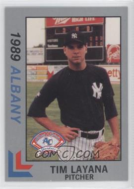 1989 Best Albany-Colonie Yankees - [Base] - Platinum #5 - Tim Layana