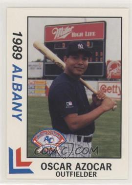 1989 Best Albany-Colonie Yankees - [Base] #19 - Oscar Azocar