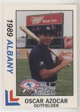 1989 Best Albany-Colonie Yankees - [Base] #19 - Oscar Azocar