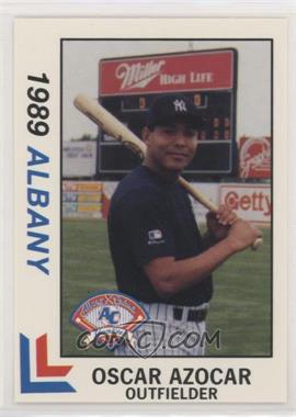 1989 Best Albany-Colonie Yankees - [Base] #19 - Oscar Azocar