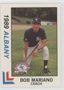 1989 Best Albany-Colonie Yankees - [Base] #28 - Bob Mariano