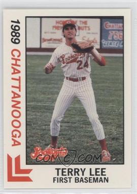 1989 Best Chattanooga Lookouts - [Base] #10 - Terry Lee