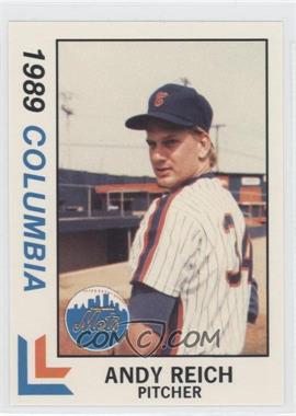 1989 Best Columbia Mets - [Base] #19 - Andy Reich
