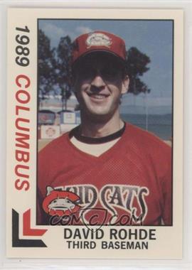 1989 Best Columbus Mudcats - [Base] #21 - Dave Rohde