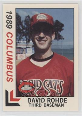 1989 Best Columbus Mudcats - [Base] #21 - Dave Rohde