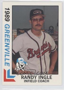 1989 Best Greenville Braves - [Base] #21 - Randy Ingle