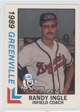 1989 Best Greenville Braves - [Base] #21 - Randy Ingle