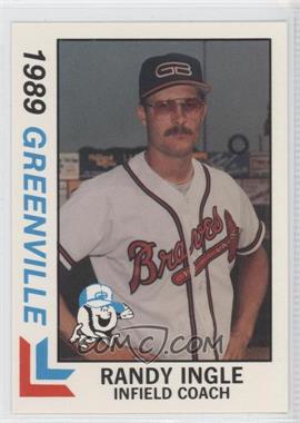 1989 Best Greenville Braves - [Base] #21 - Randy Ingle