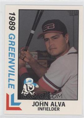 1989 Best Greenville Braves - [Base] #7 - John Alva