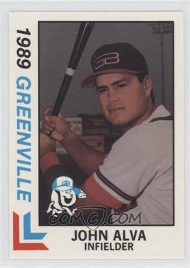 1989 Best Greenville Braves - [Base] #7 - John Alva