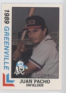 1989 Best Greenville Braves - [Base] #8 - Juan Pacho