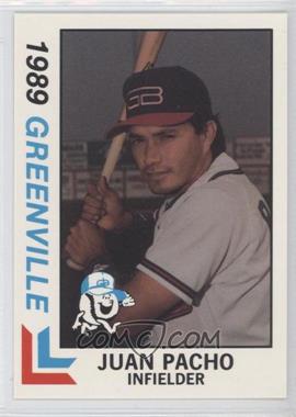 1989 Best Greenville Braves - [Base] #8 - Juan Pacho