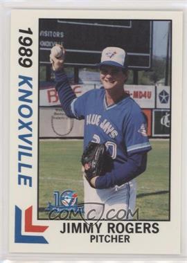 1989 Best Knoxville Blue Jays - [Base] #22 - Jimmy Rogers