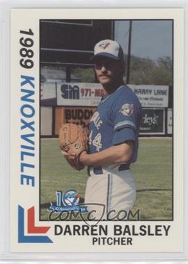 1989 Best Knoxville Blue Jays - [Base] #3 - Darren Balsley