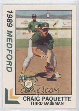 1989 Best Medford Athletics - [Base] #22 - Craig Paquette