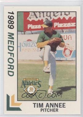 1989 Best Medford Athletics - [Base] #23 - Timothy Annee