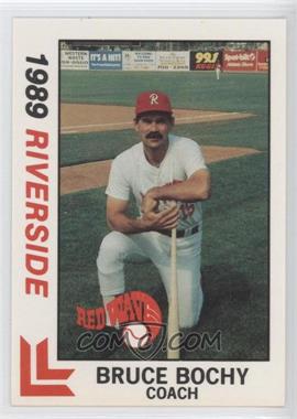 1989 Best Riverside Red Wave - [Base] #25 - Bruce Bochy