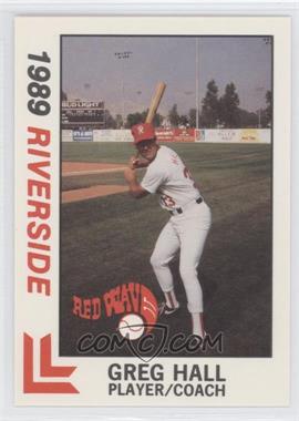 1989 Best Riverside Red Wave - [Base] #26 - Greg Hall