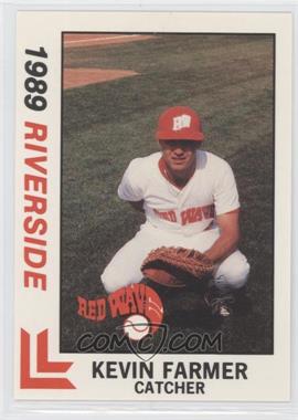 1989 Best Riverside Red Wave - [Base] #5 - Kevin Farmer