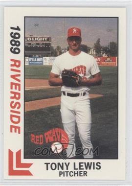 1989 Best Riverside Red Wave - [Base] #9 - Tony Lewis