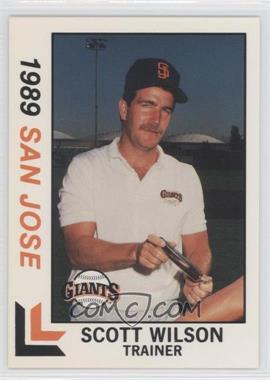 1989 Best San Jose Giants - [Base] #17 - Scott Wilson