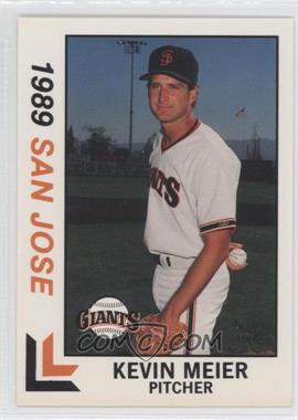 1989 Best San Jose Giants - [Base] #18 - Kevin Meier