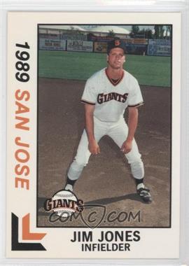 1989 Best San Jose Giants - [Base] #23 - Jim Jones