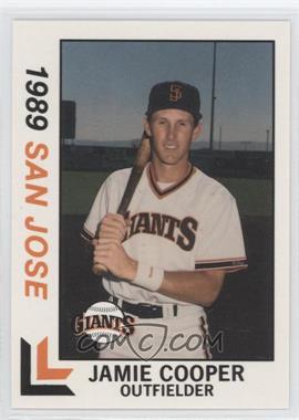 1989 Best San Jose Giants - [Base] #3 - Jamie Cooper