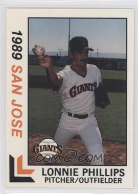 1989 Best San Jose Giants - [Base] #5 - Lonnie Phillips